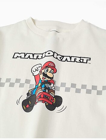 Katoenen T-shirt met Mario Kart print