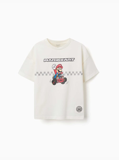 Katoenen T-shirt met Mario Kart print - Kiabi Katoenen T-shirt met Mario Kart print - Kiabi