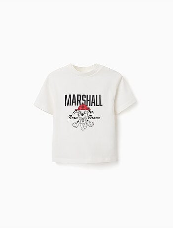 Katoenen t-shirt met marshall prints