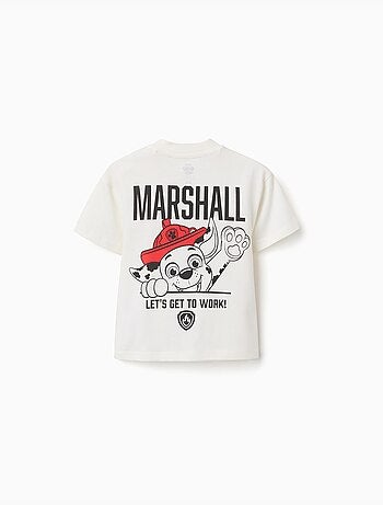 Katoenen t-shirt met marshall prints