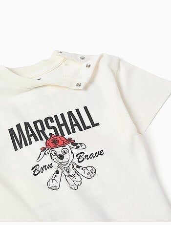 Katoenen t-shirt met marshall prints