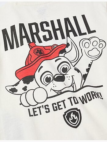 Katoenen t-shirt met marshall prints