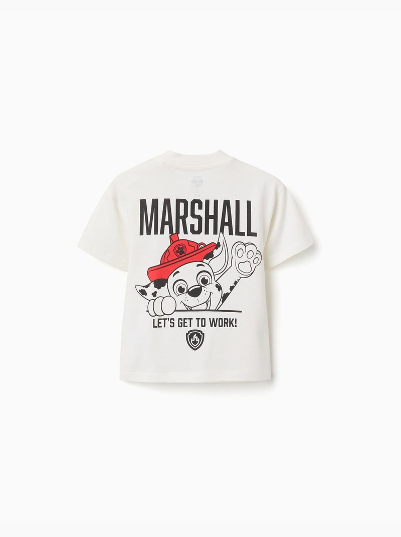 Katoenen T-shirt met Marshall prints Wit - Kiabi