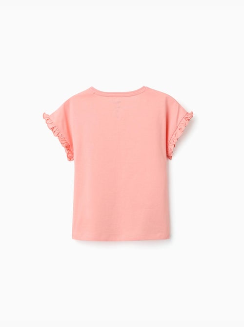 Katoenen T-shirt met Minnie print en ruches - Kiabi Katoenen T-shirt met Minnie print en ruches - Kiabi
