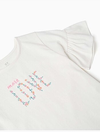 Katoenen t-shirt met More Love print