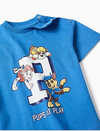 Katoenen t-shirt met paw patrol print