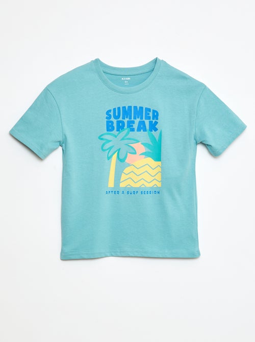 Katoenen T-shirt met print - Kiabi