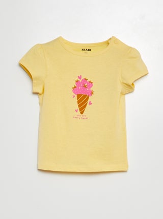 Katoenen T-shirt met print