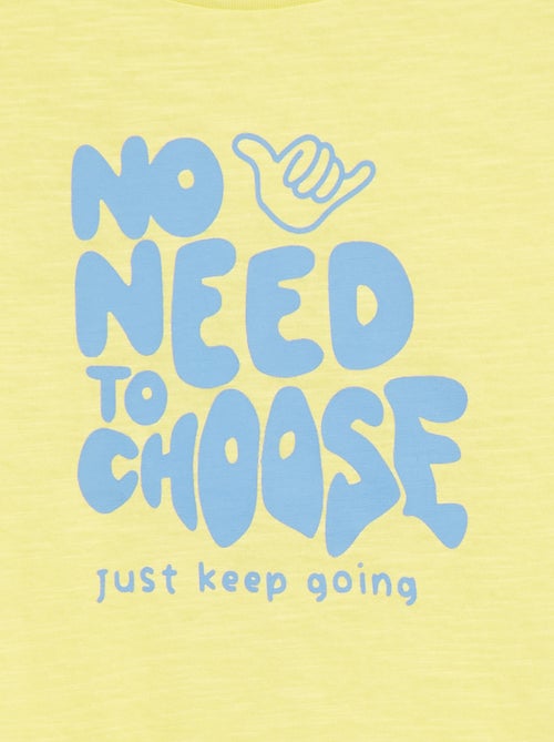 Katoenen T-shirt met print - Kiabi