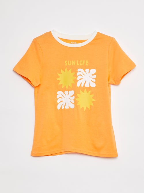 Katoenen T-shirt met print - Kiabi