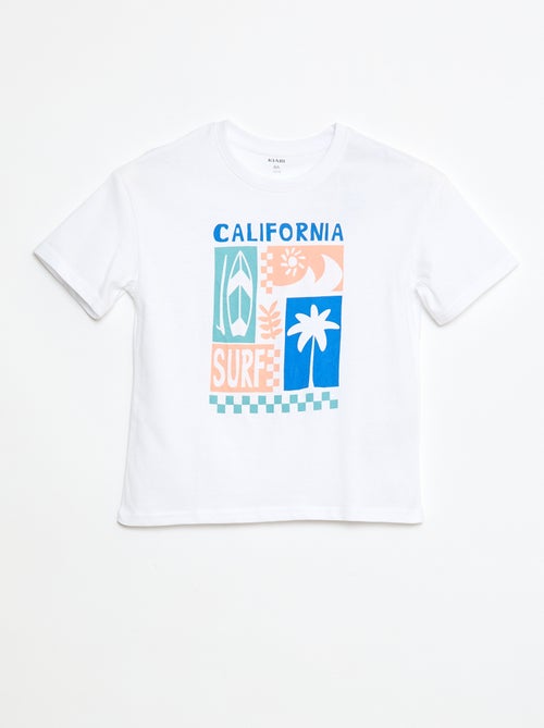 Katoenen T-shirt met print - Kiabi