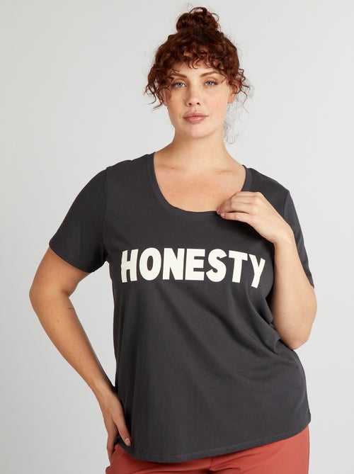 Katoenen T-shirt met print - Kiabi