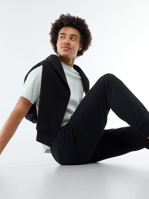 Katoenen T-shirt met ronde hals - Kiabi