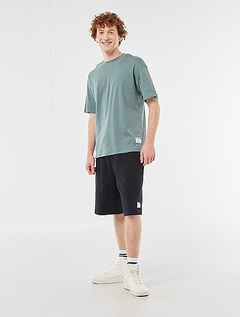 Katoenen T-shirt met ronde hals