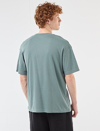 Katoenen T-shirt met ronde hals
