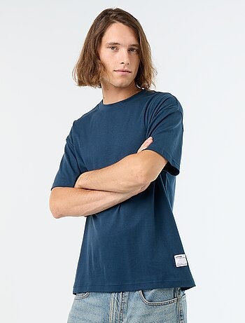 Katoenen T-shirt met ronde hals
