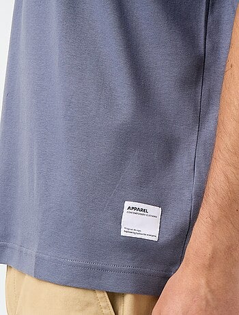 Katoenen T-shirt met ronde hals