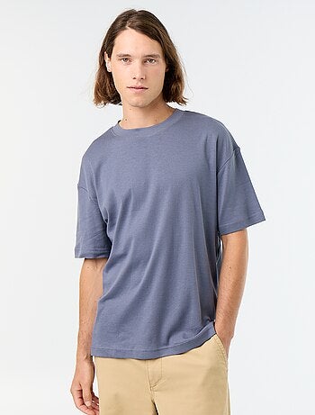 Katoenen T-shirt met ronde hals