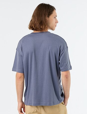 Katoenen T-shirt met ronde hals