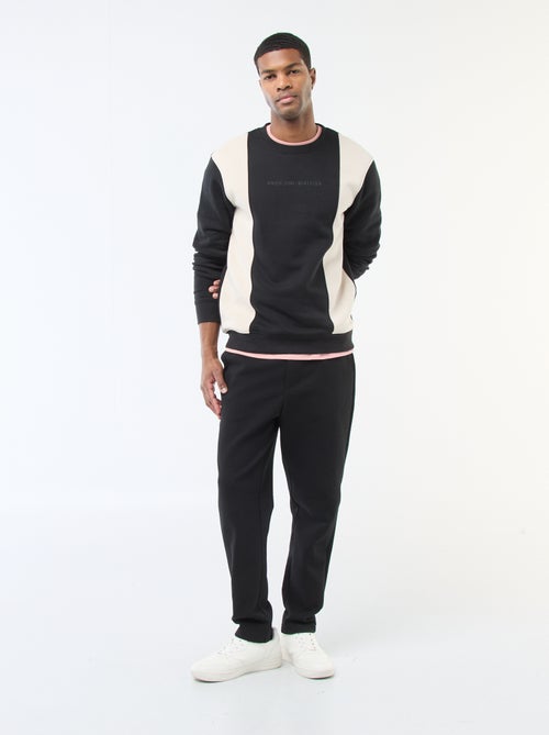 Katoenen T-shirt met ronde hals - Kiabi