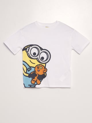 Katoenen T-shirt met ronde hals 'The Minions'