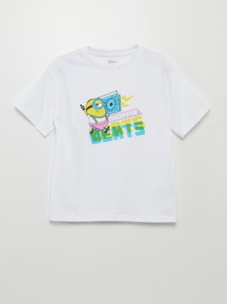 Katoenen T-shirt met ronde hals 'The Minions'