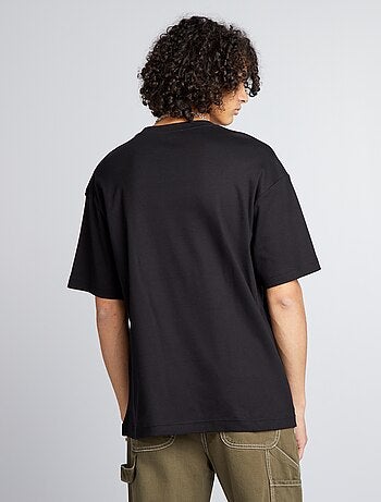Katoenen T-shirt met ronde hals