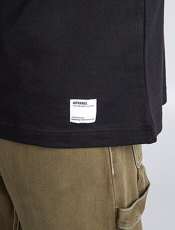 Katoenen T-shirt met ronde hals