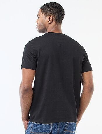 Katoenen T-shirt met ronde hals