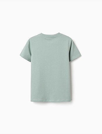 Katoenen t-shirt met Shapes print