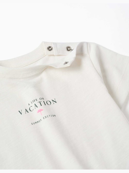Katoenen T-shirt met vakantieprint - Kiabi