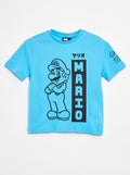 Katoenen T-shirt 'Nintendo' BLAUW - Kiabi