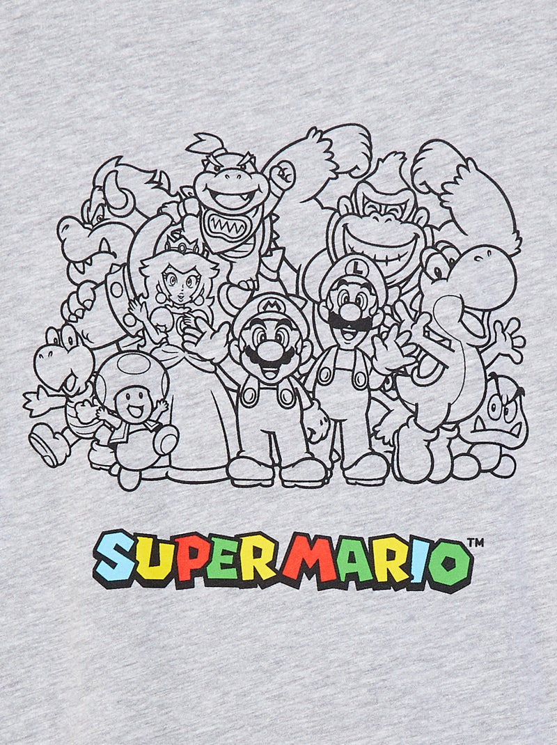 Katoenen T-shirt 'Nintendo' GRIJS - Kiabi