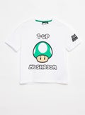 Katoenen T-shirt 'Nintendo' wit - Kiabi