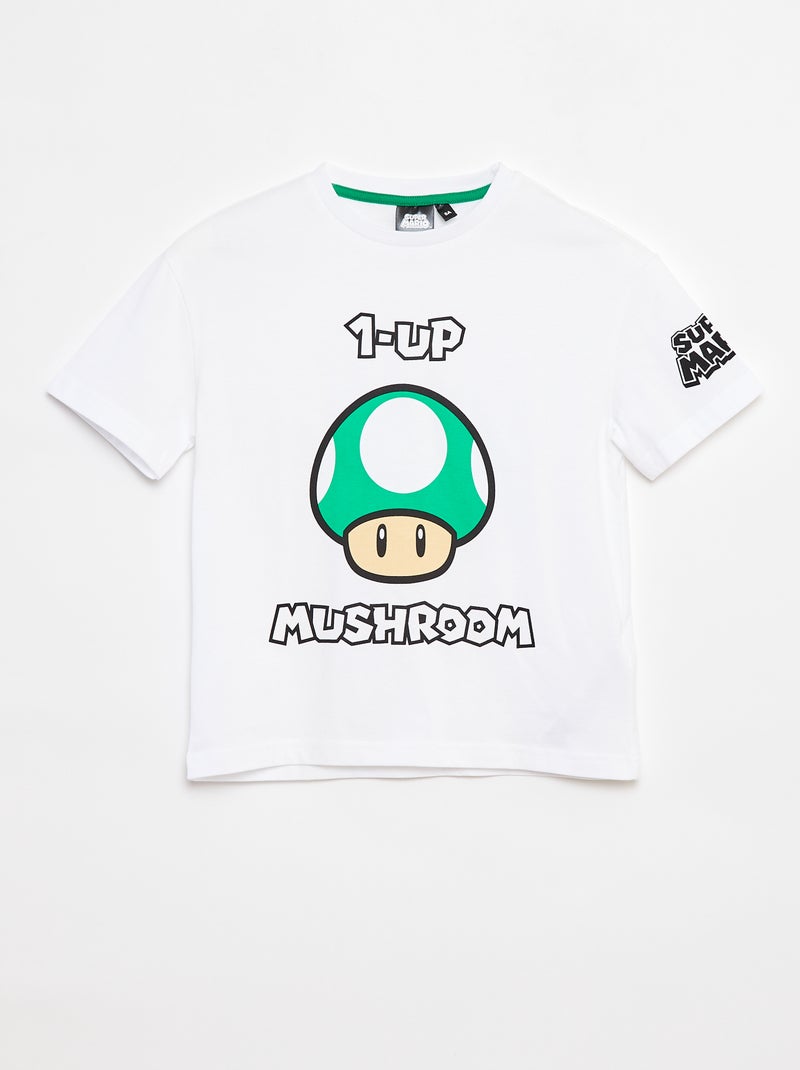 Katoenen T-shirt 'Nintendo' wit - Kiabi