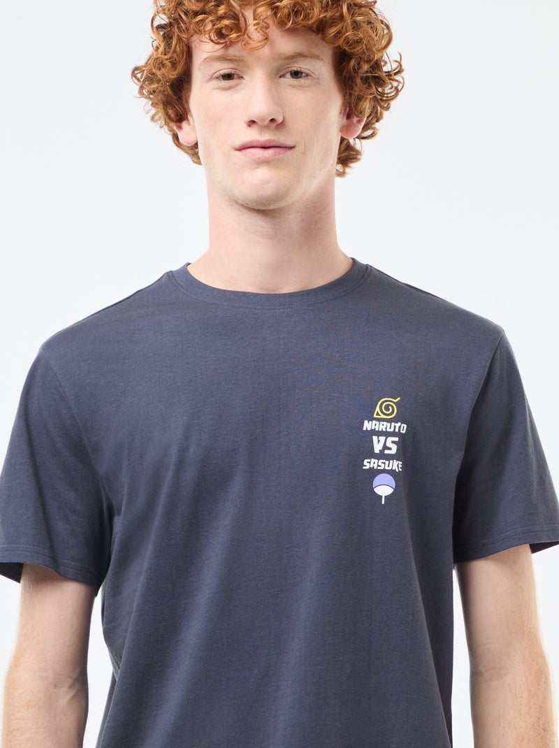 Katoenen T-shirt 'Sahinler' 'Naruto Shipuden' Blauw - Kiabi