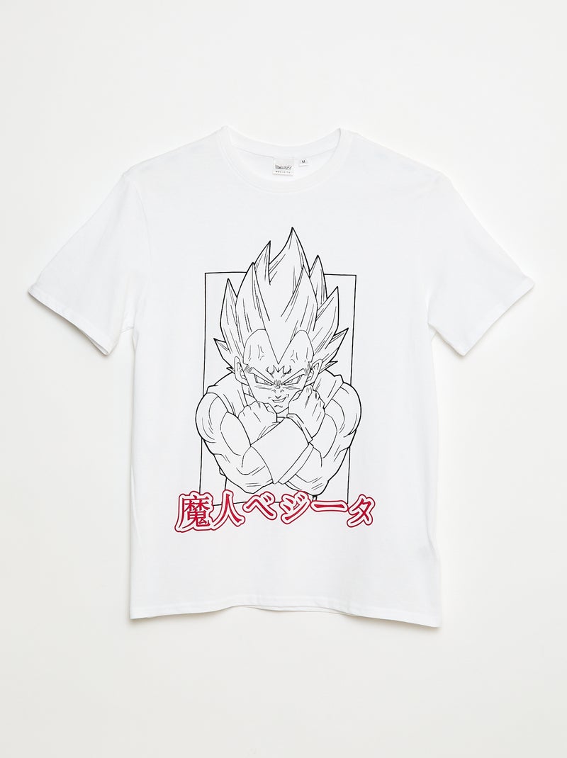 Katoenen T-shirt 'Sun City' 'Dragon Ball Z' wit - Kiabi