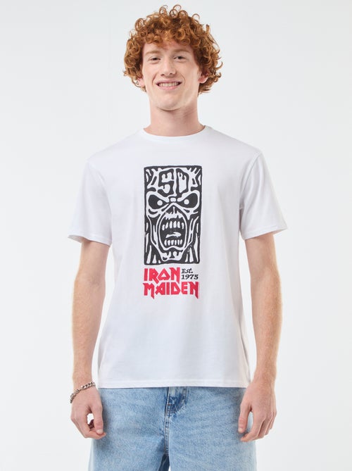 Katoenen T-shirt 'Sun City' 'Iron Maiden' - Kiabi