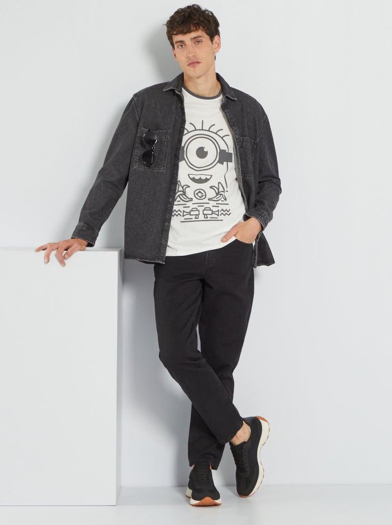 Katoenen T-shirt 'The Minions' WIT - Kiabi