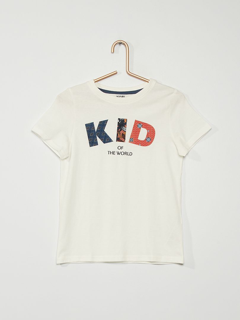 Katoenen T-shirt WIT - Kiabi