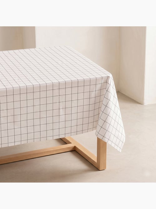 Katoenen tafelkleed met ruitdessin en garengeverfd reliëfgaren - Gamusi. - Kiabi Katoenen tafelkleed met ruitdessin en garengeverfd reliëfgaren - Gamusi. - Kiabi