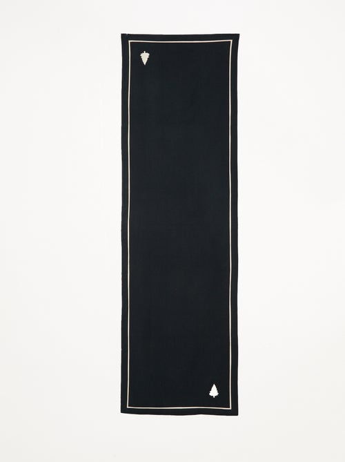 Katoenen tafelloper met kerstprint 36x180 cm - Kiabi