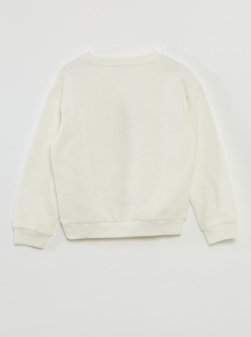 Katoenen trui met kerstmotief - Kiabi