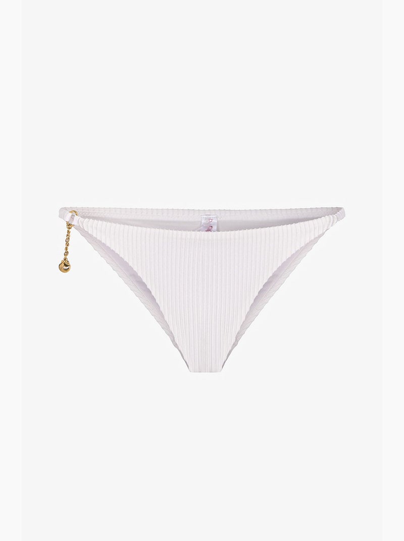 Kea side bikinibroekje met middelhoge taille penti Wit - Kiabi