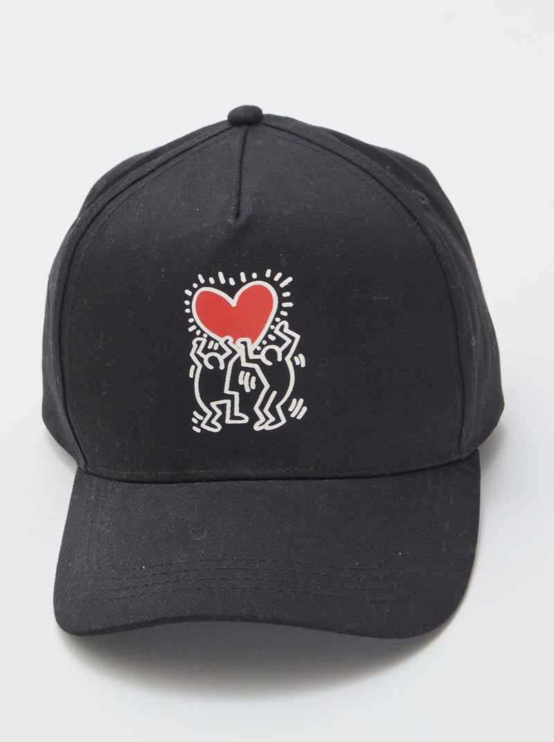 'Keith Haring'-pet ZWART - Kiabi