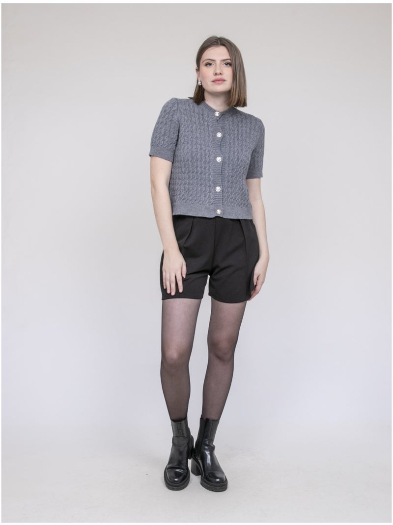 Kelvina vest met korte mouwen Grijs - Kiabi