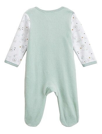 Keniaanse babypyjama van fluweel met brugopening
