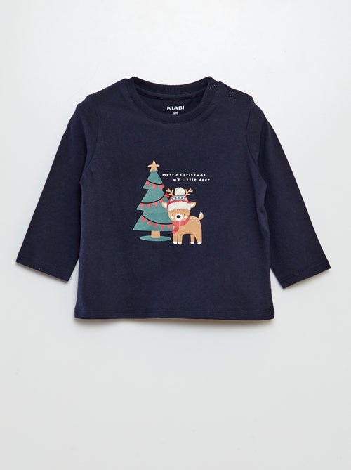 Kerst-T-shirt lange mouw - Kiabi