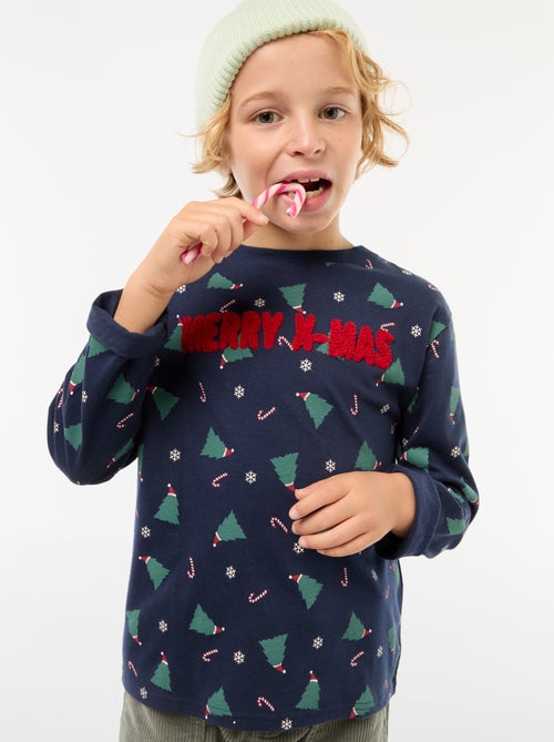Kerst-T-shirt met lange mouw - Kiabi
