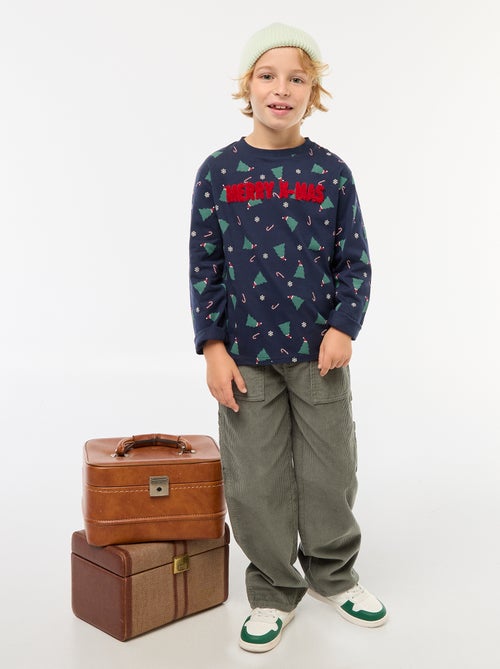 Kerst-T-shirt met lange mouw - Kiabi